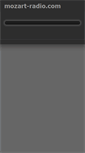 Mobile Screenshot of mozart-radio.com